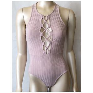 Kendall & Kylie ♥️ Bodysuit Lace Up Front